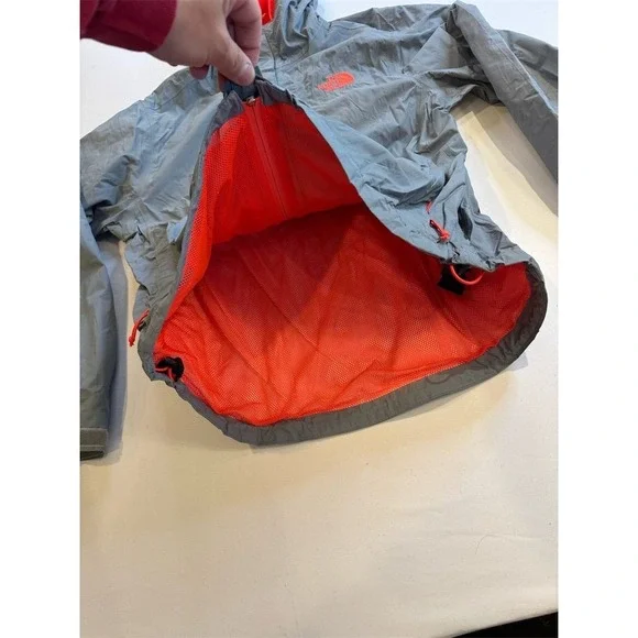 The North Face Women's Gray Windbreaker Jacket Size M Casual Travel Hyvent - Picture 3 of 10